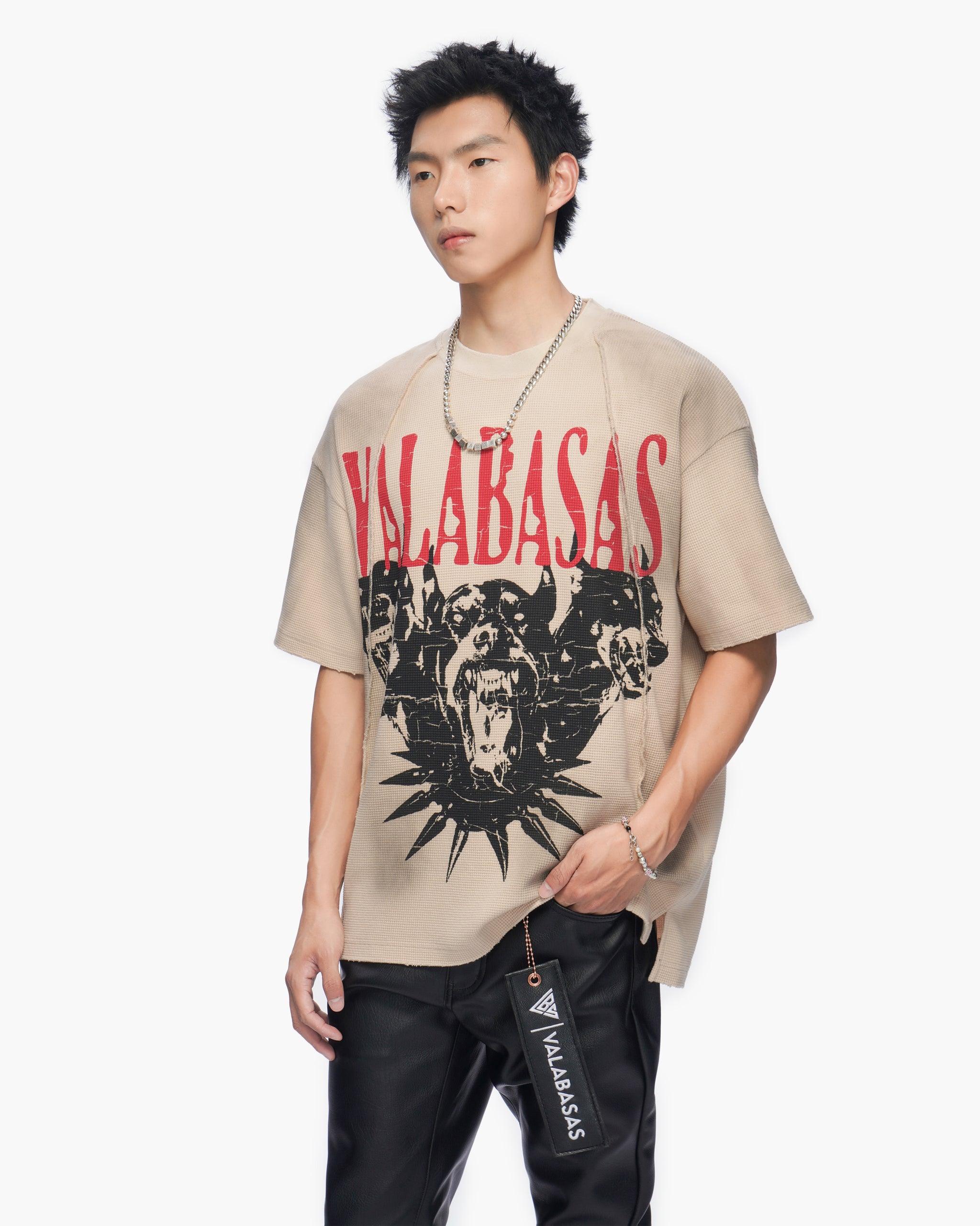Not For Resale Vintage Cream Thermal Tee