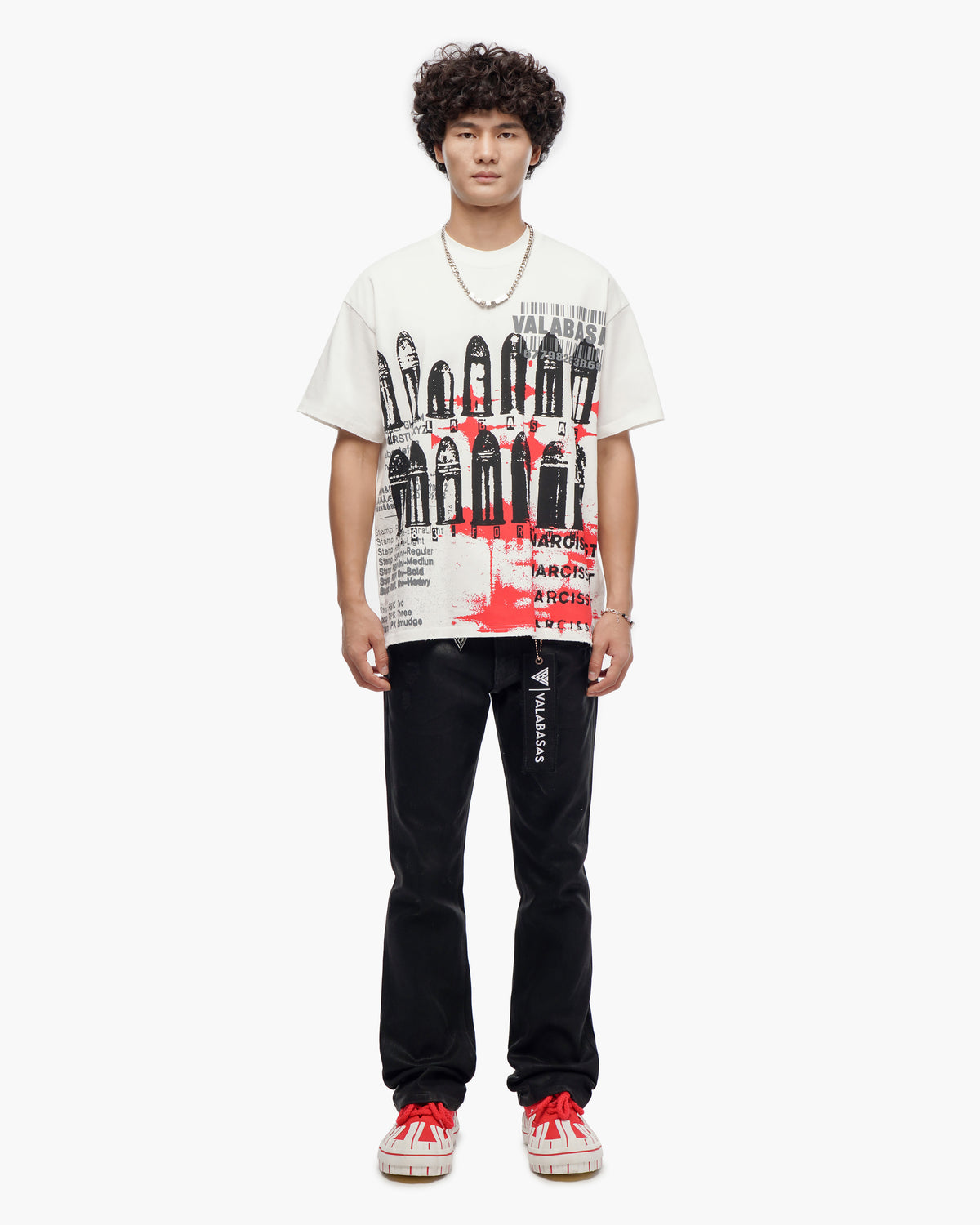 Narcissist White Tee
