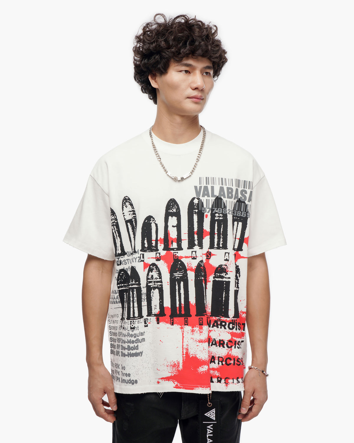Narcissist White Tee