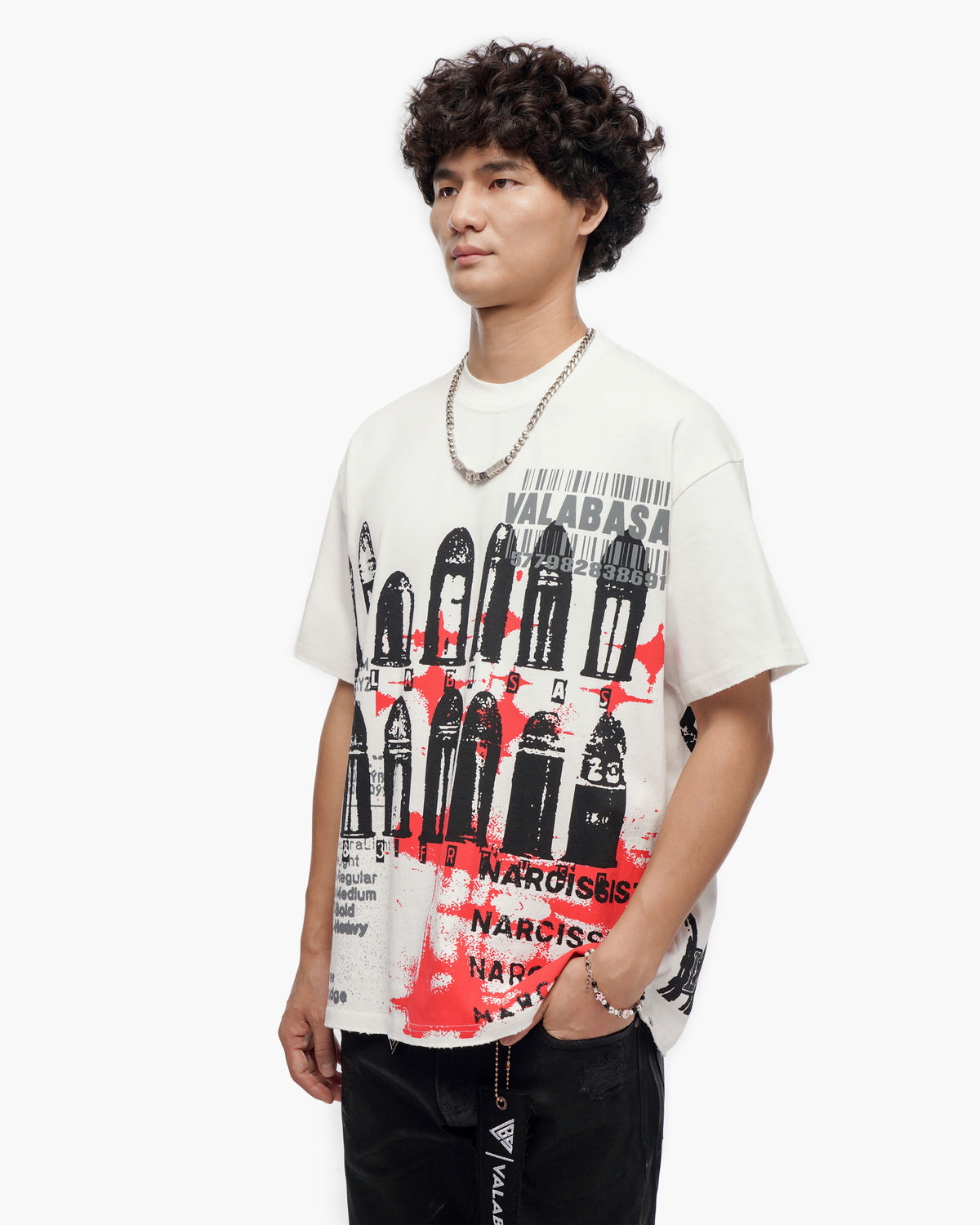 Narcissist White Tee