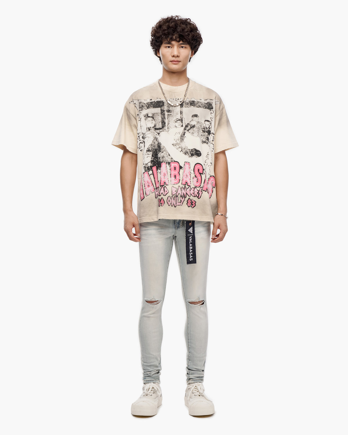 Head Bangers Cream Tee