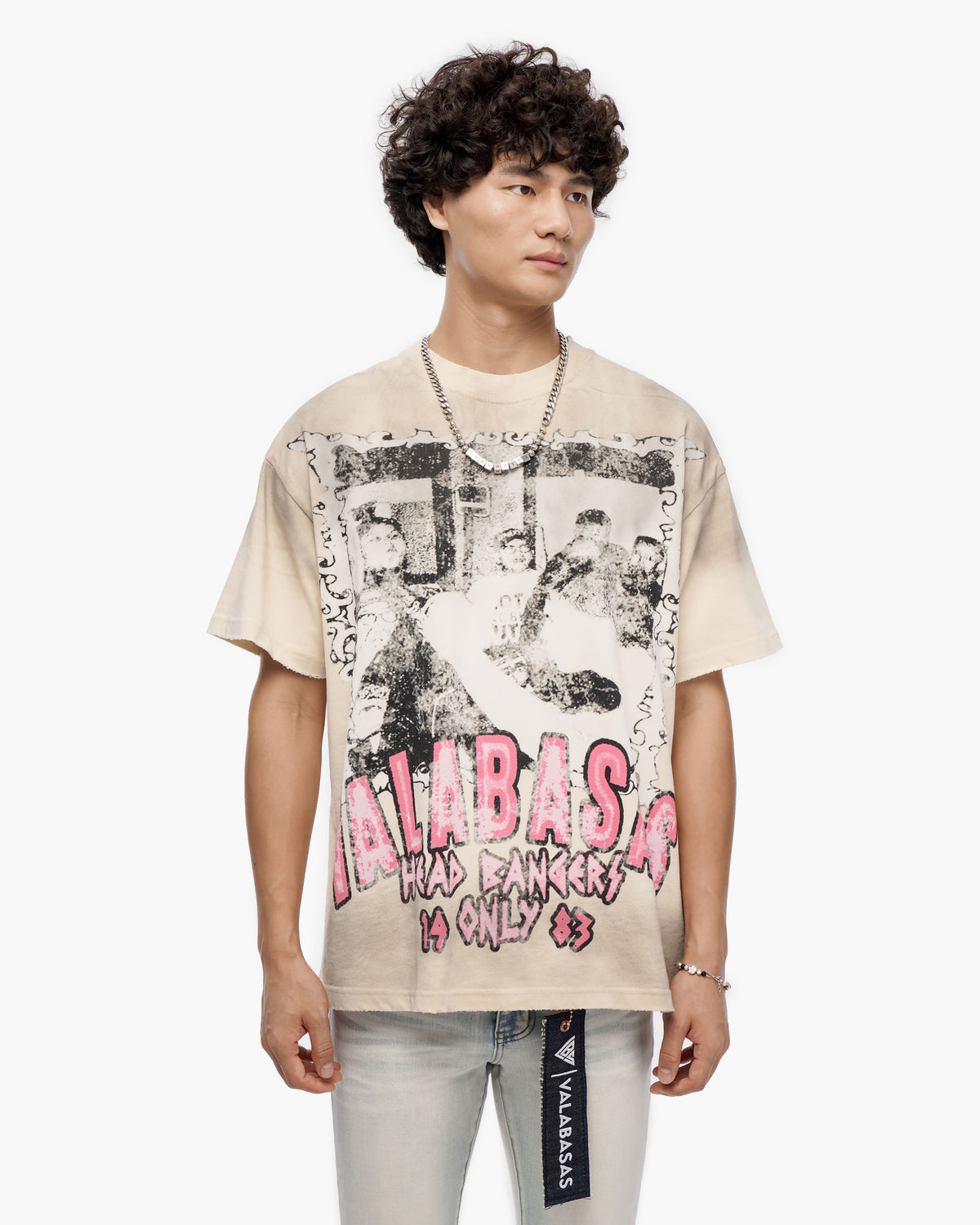 Head Bangers Cream Tee