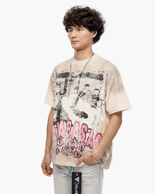 Head Bangers Cream Tee