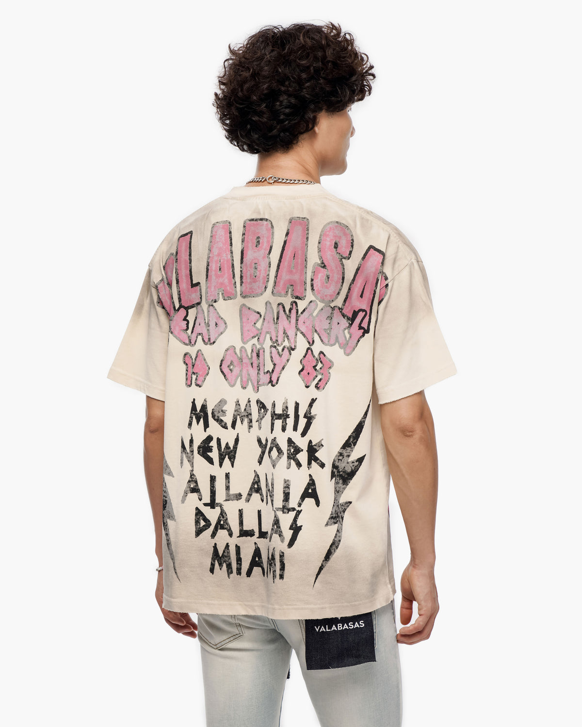 Head Bangers Cream Tee