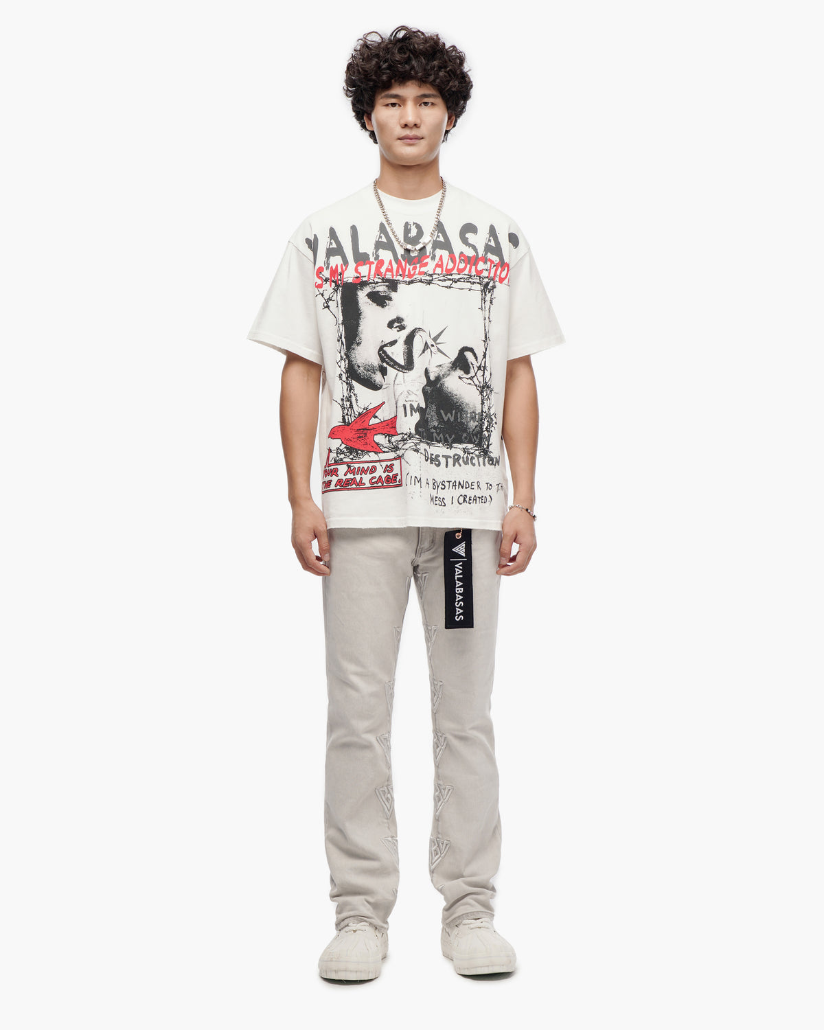 Bystander White Tee
