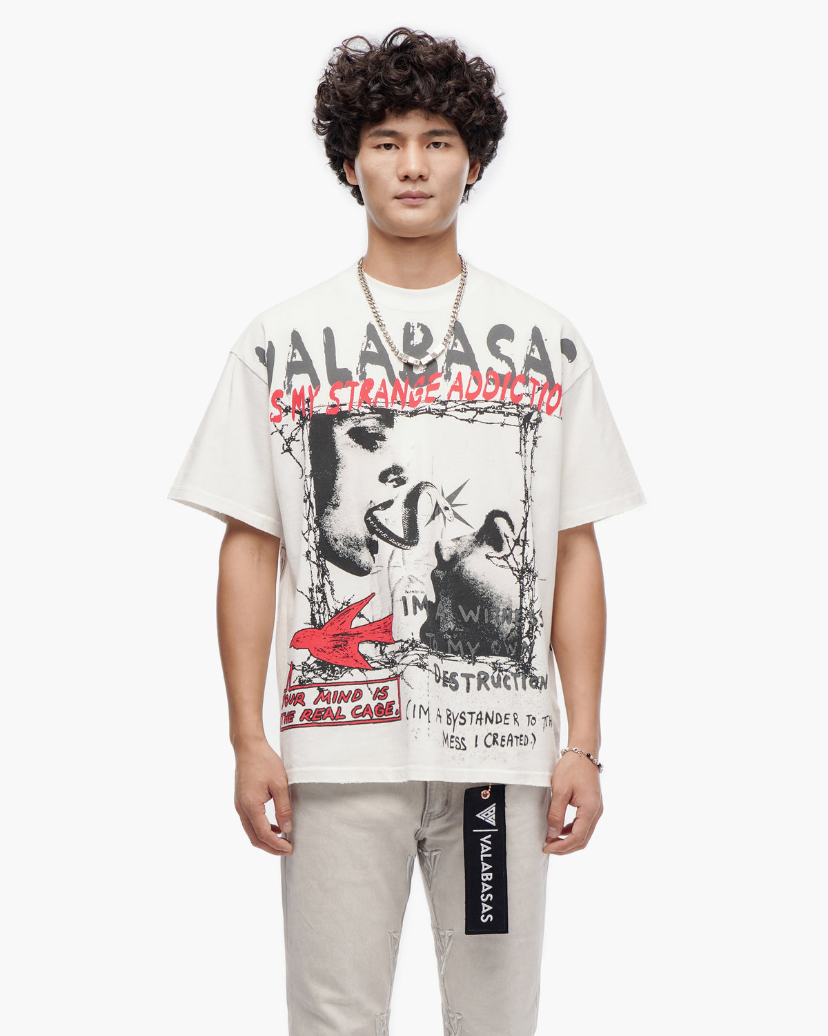 Bystander White Tee
