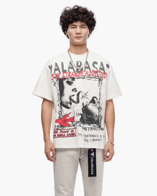 Bystander White Tee