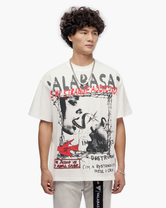 Bystander White Tee