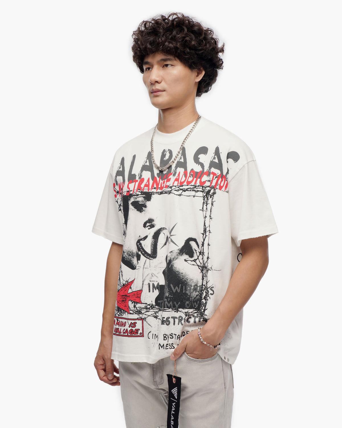 Bystander White Tee