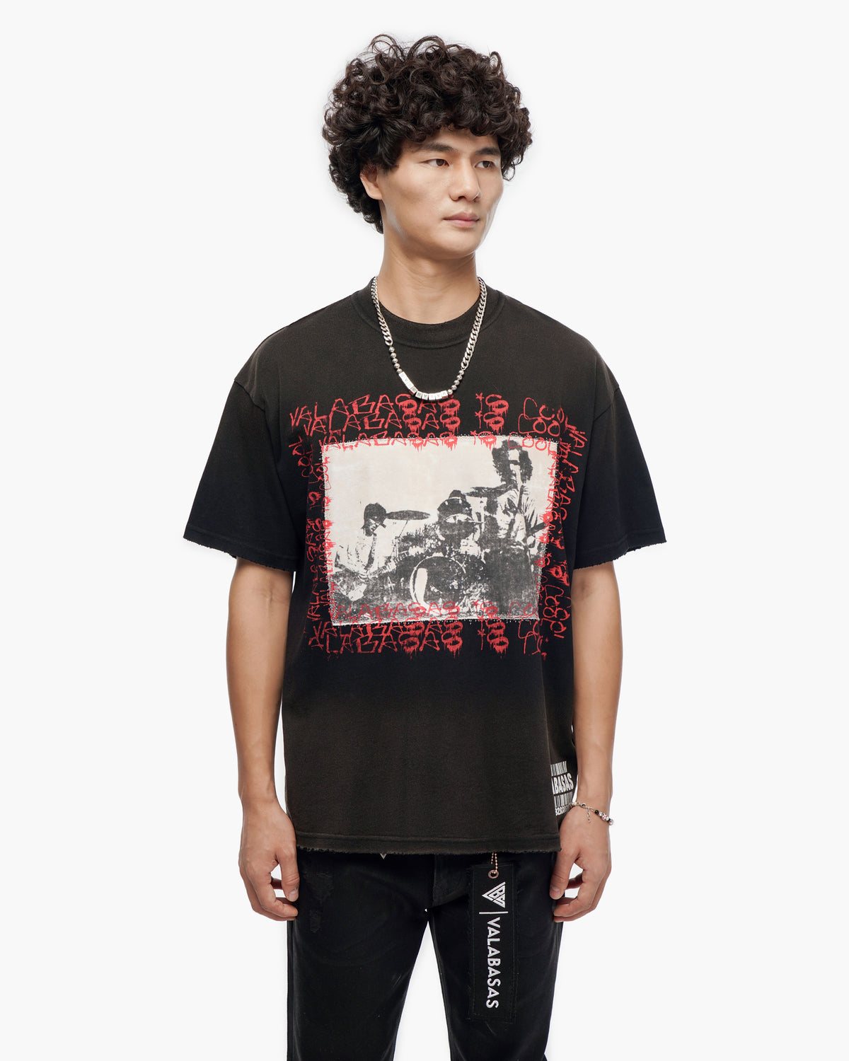 Stand Out Black Tee
