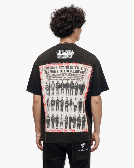 Stand Out Black Tee