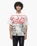 Camel White Tee