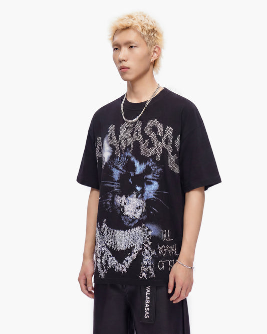 Kool Kat Tee Black