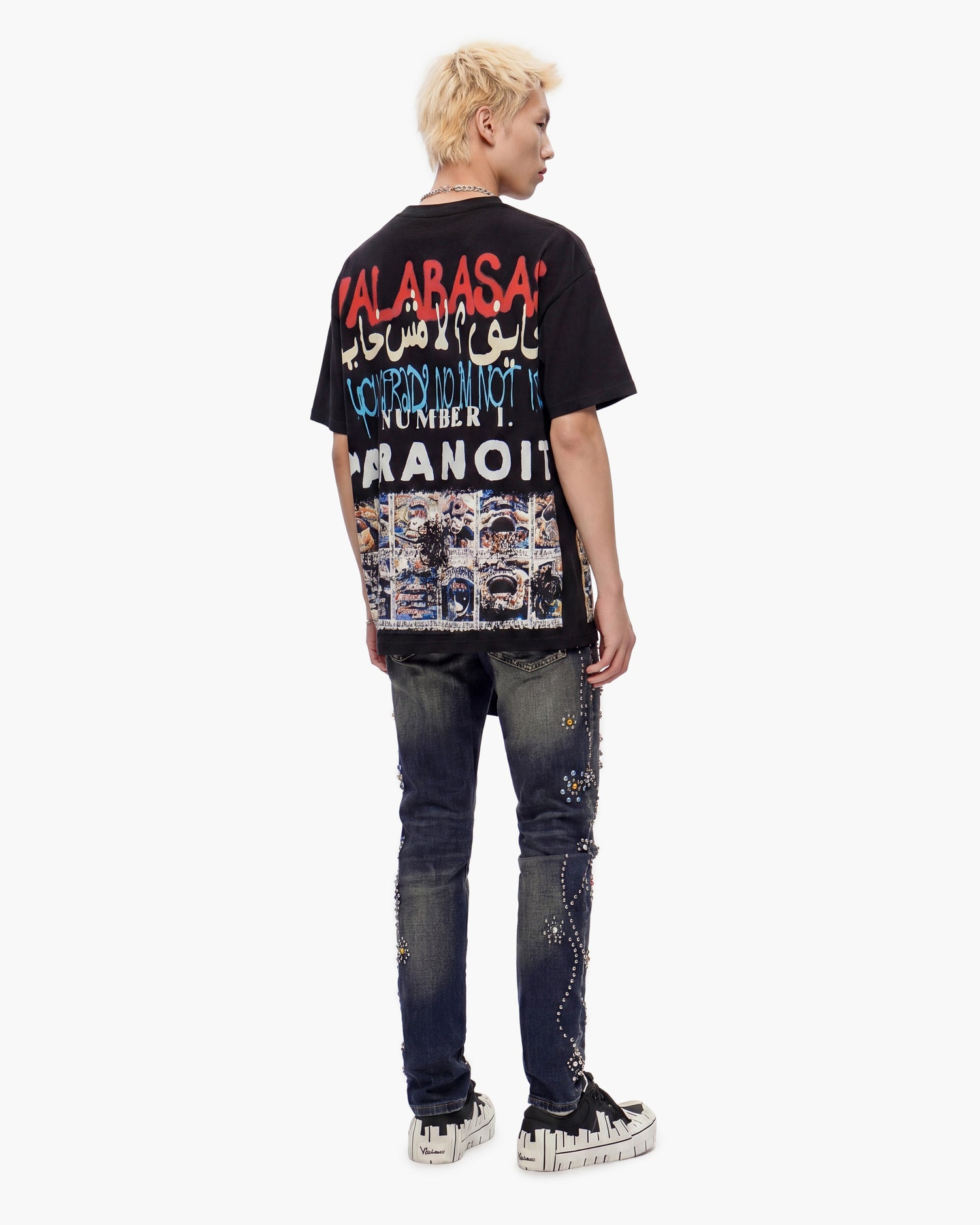 Paranoid Tee Black