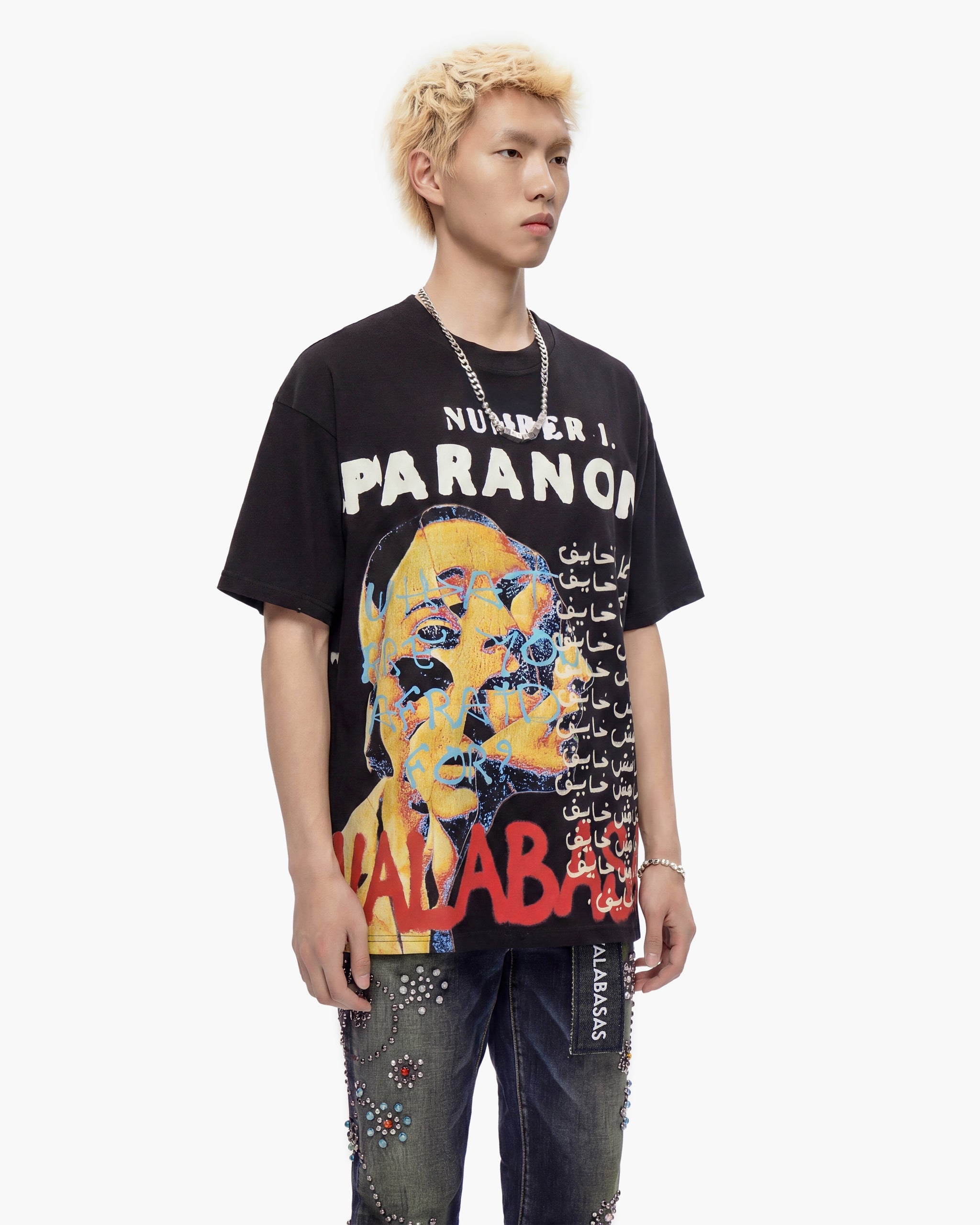 Paranoid Tee Black
