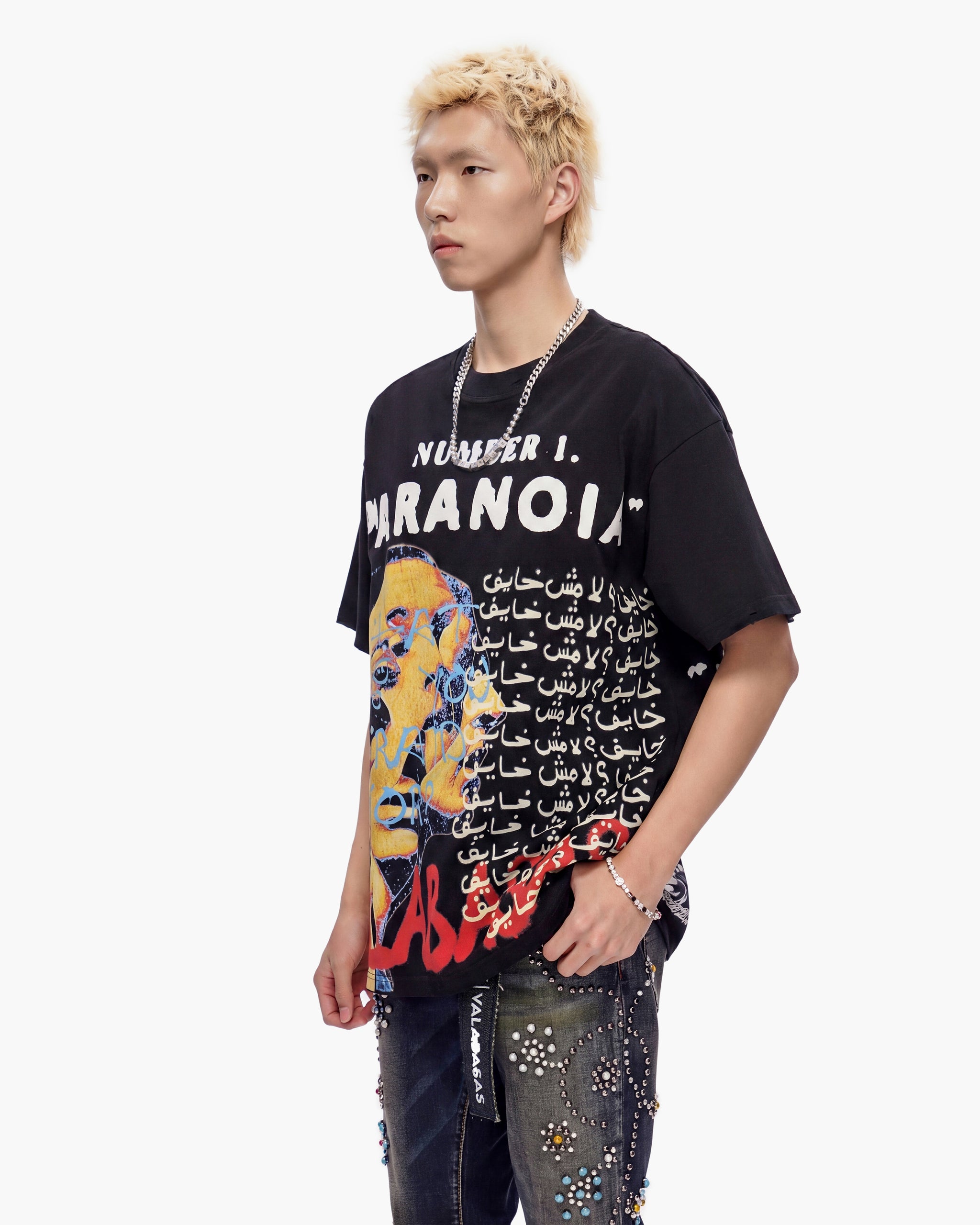 Paranoid Tee Black