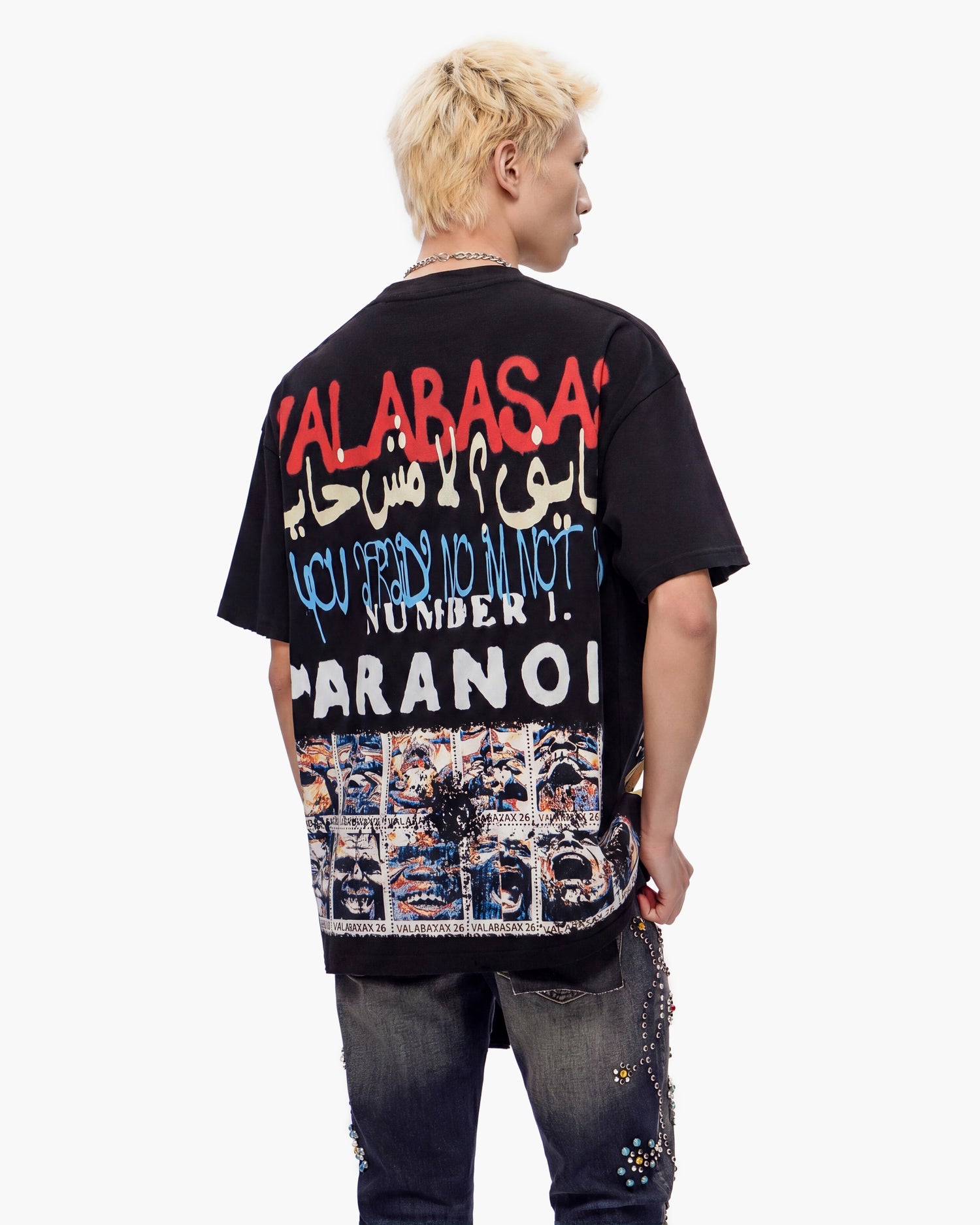 Paranoid Tee Black