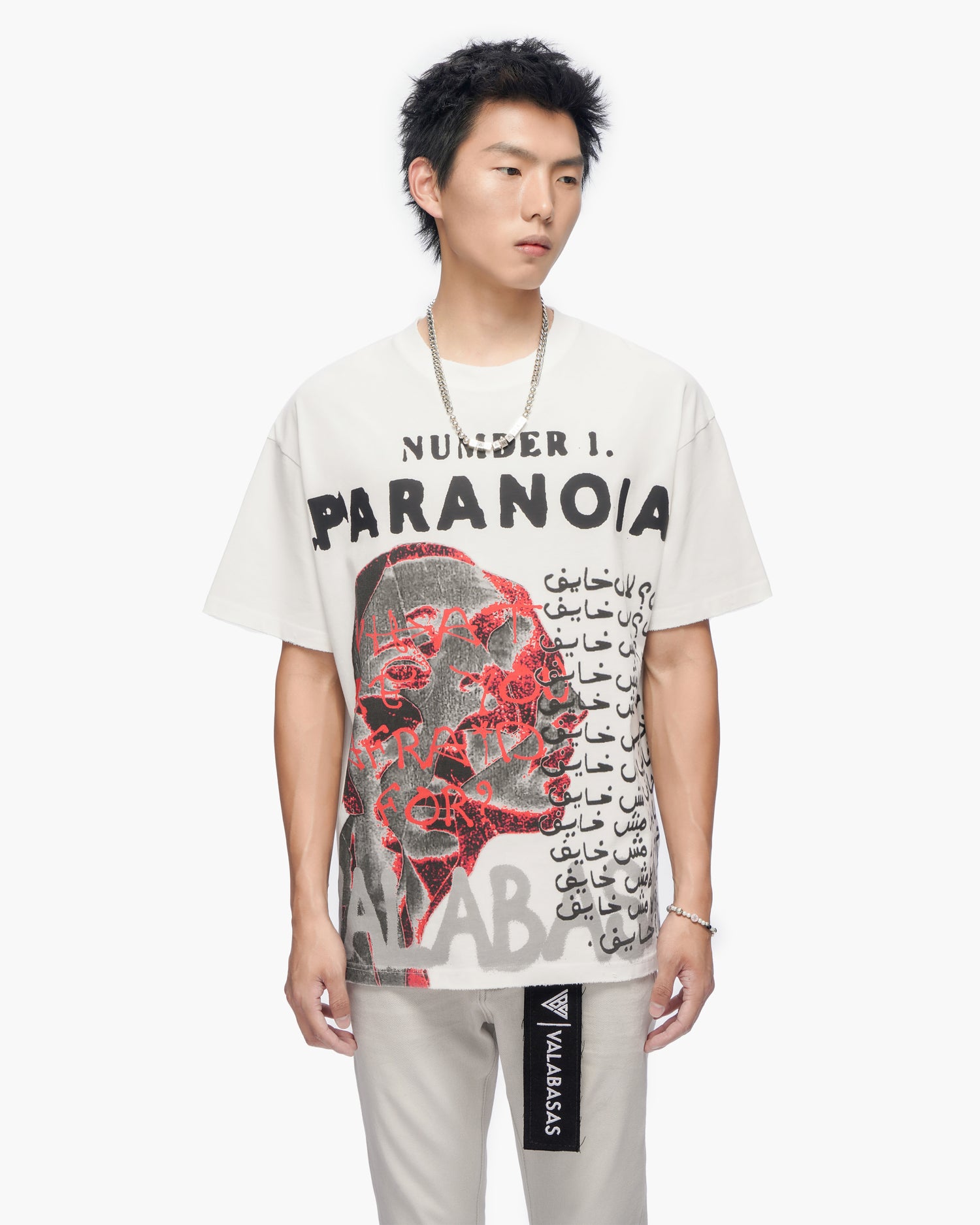 Paranoid Tee White