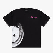 "LUCKY" JET BLACK TEE