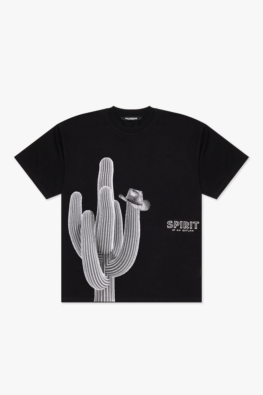 "SPIRIT" JET BLACK TEE