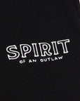 "SPIRIT" JET BLACK TEE