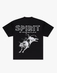 "SPIRIT" JET BLACK TEE