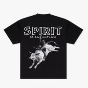 "SPIRIT" JET BLACK TEE