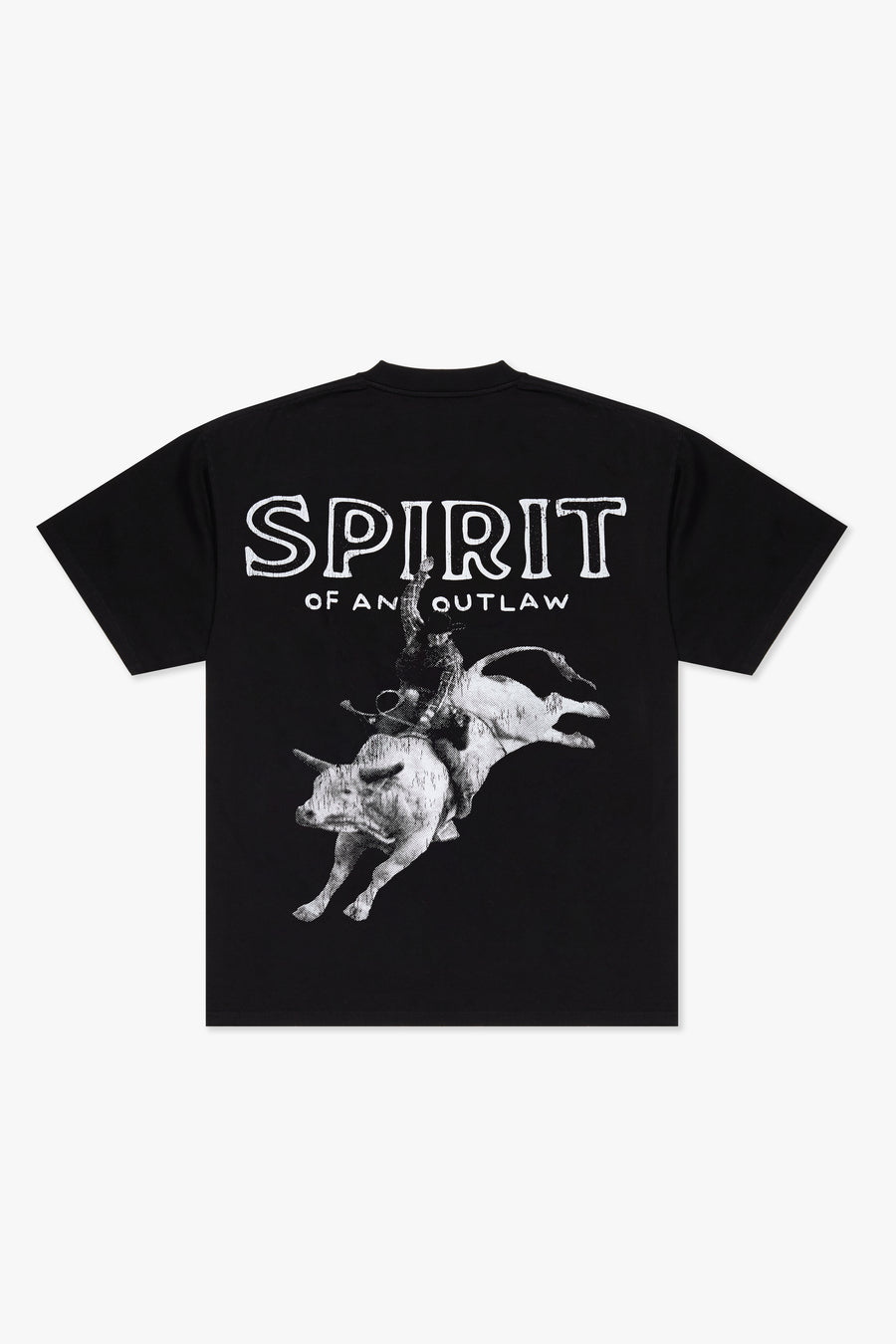 "SPIRIT" JET BLACK TEE