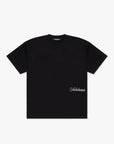 "MARBLE" BLACK TEE