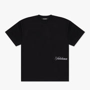 "MARBLE" BLACK TEE