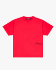 "MARBLE" RED TEE