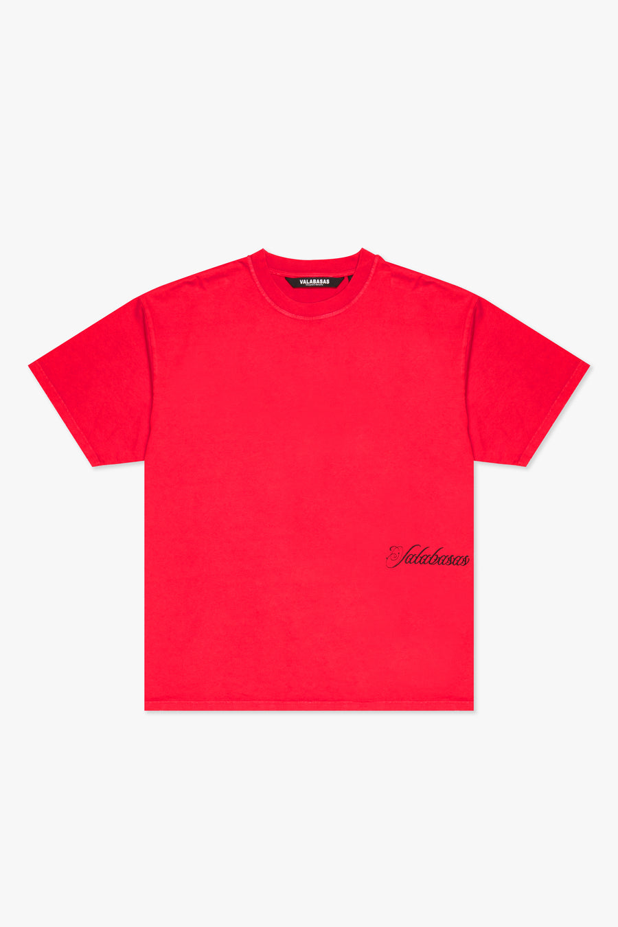 "MARBLE" RED TEE