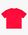 "MARBLE" RED TEE