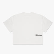 "MARBLE" WHITE TEE