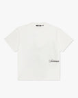 "MARBLE" WHITE TEE