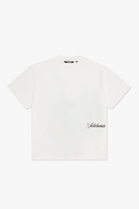 "MARBLE" WHITE TEE