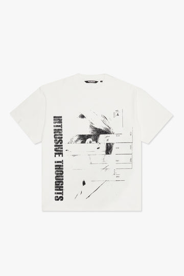 "ADVICE" WHITE TEE