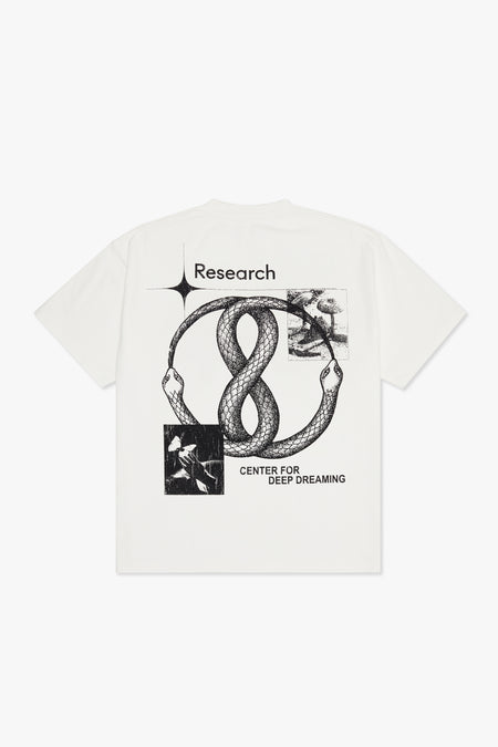 "RESEARCH" WHITE TEE