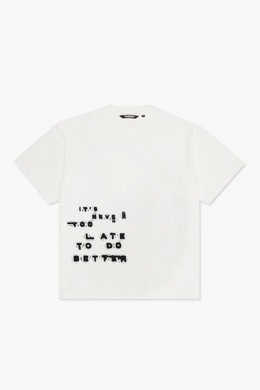 "SHOUT" WHITE TEE