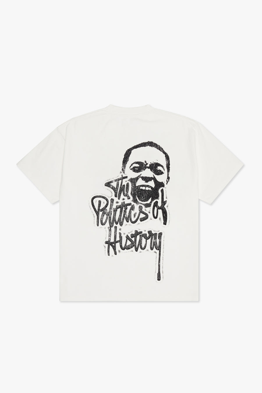 "SHOUT" WHITE TEE