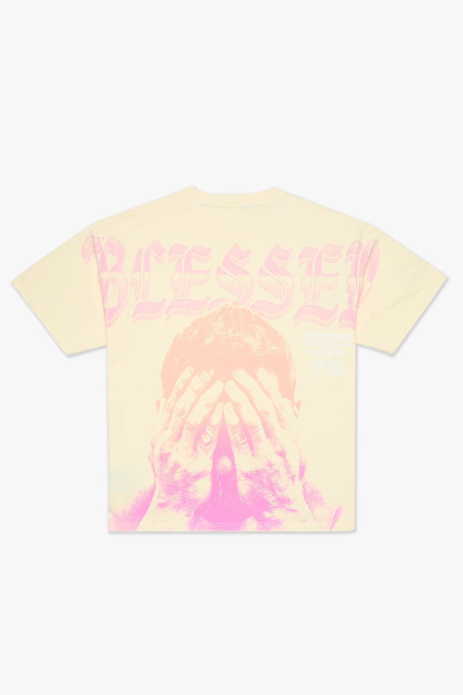 "Blessed" Cream Tee