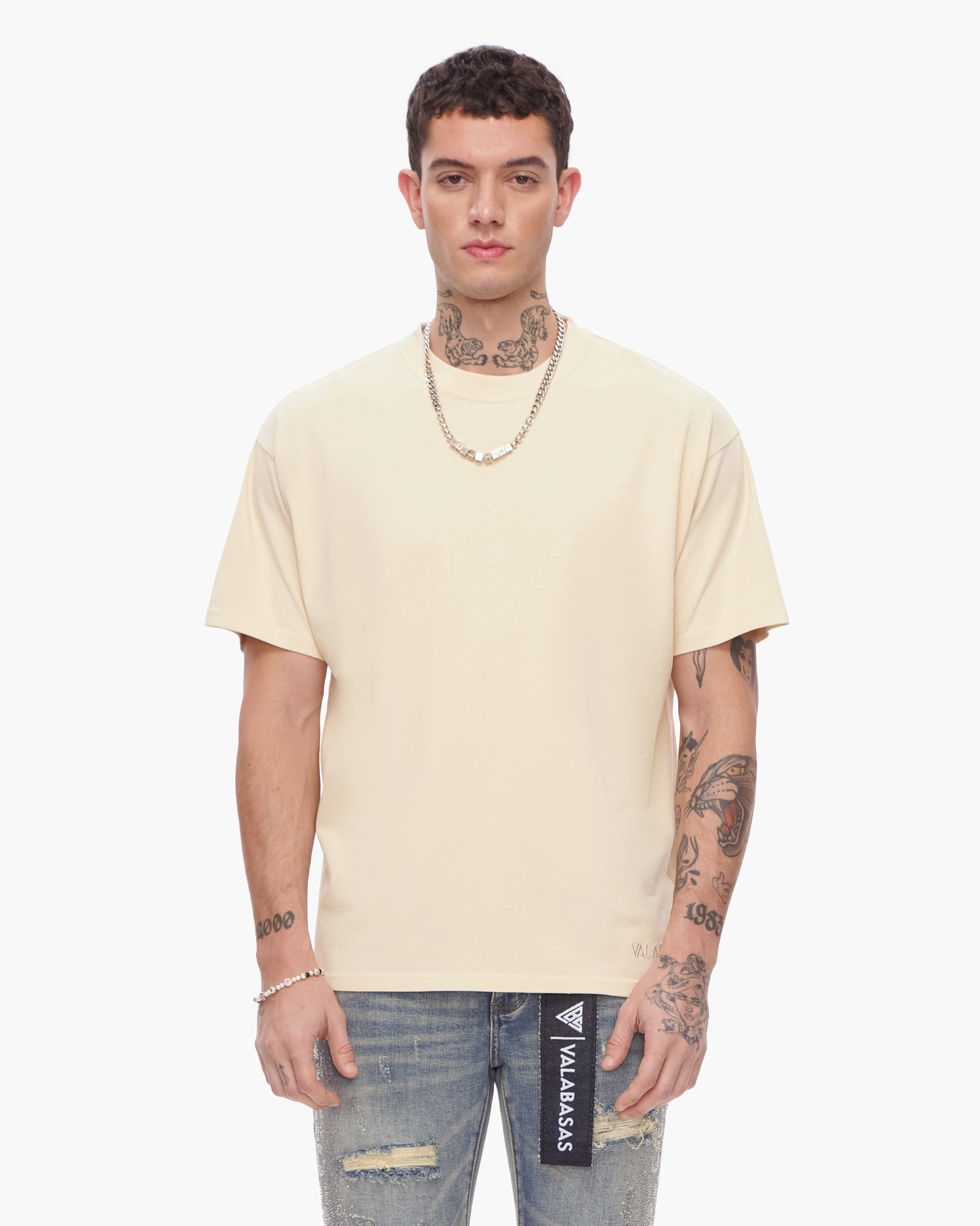 Essential Tank Beige Tee