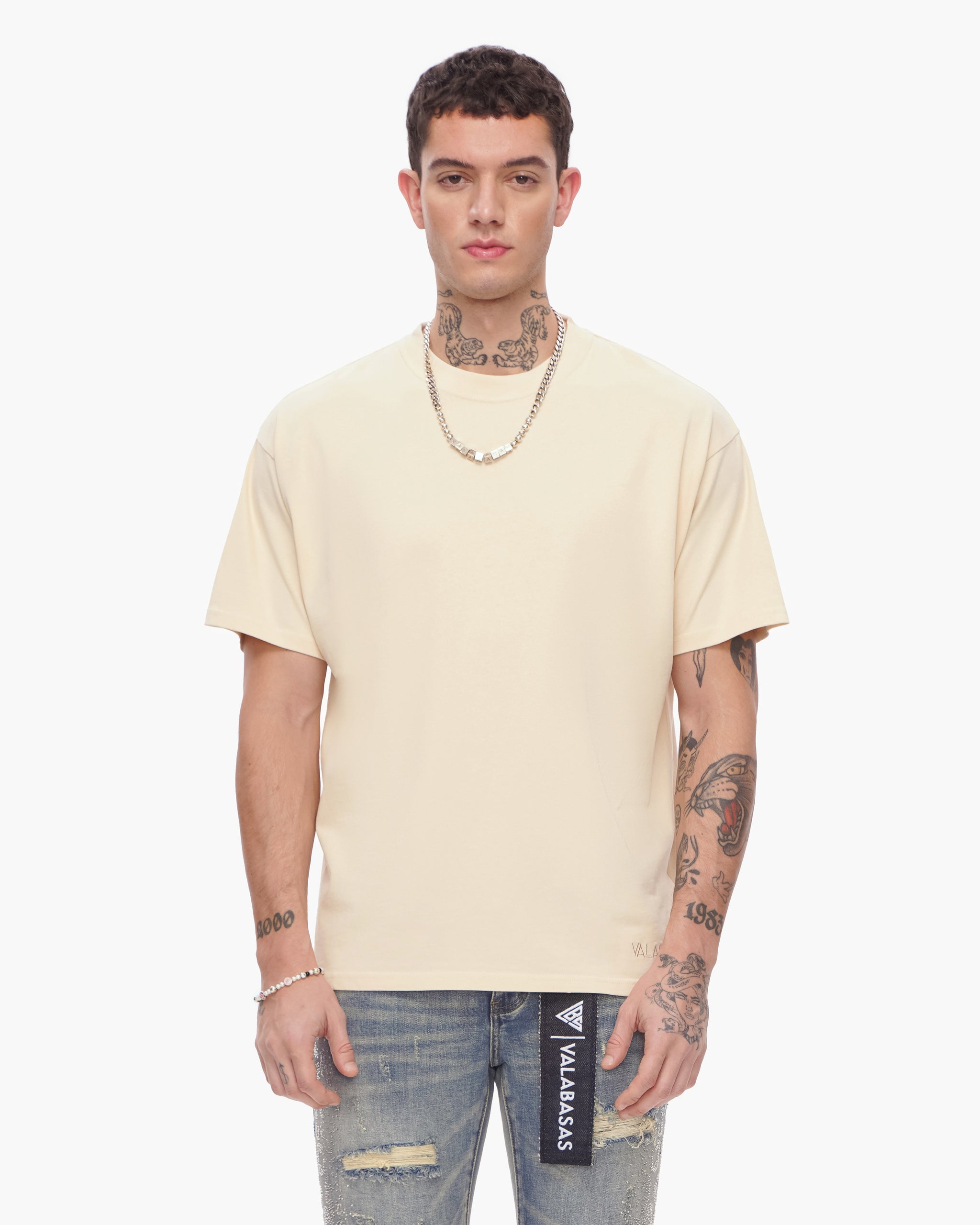 Essential Tank Beige Tee
