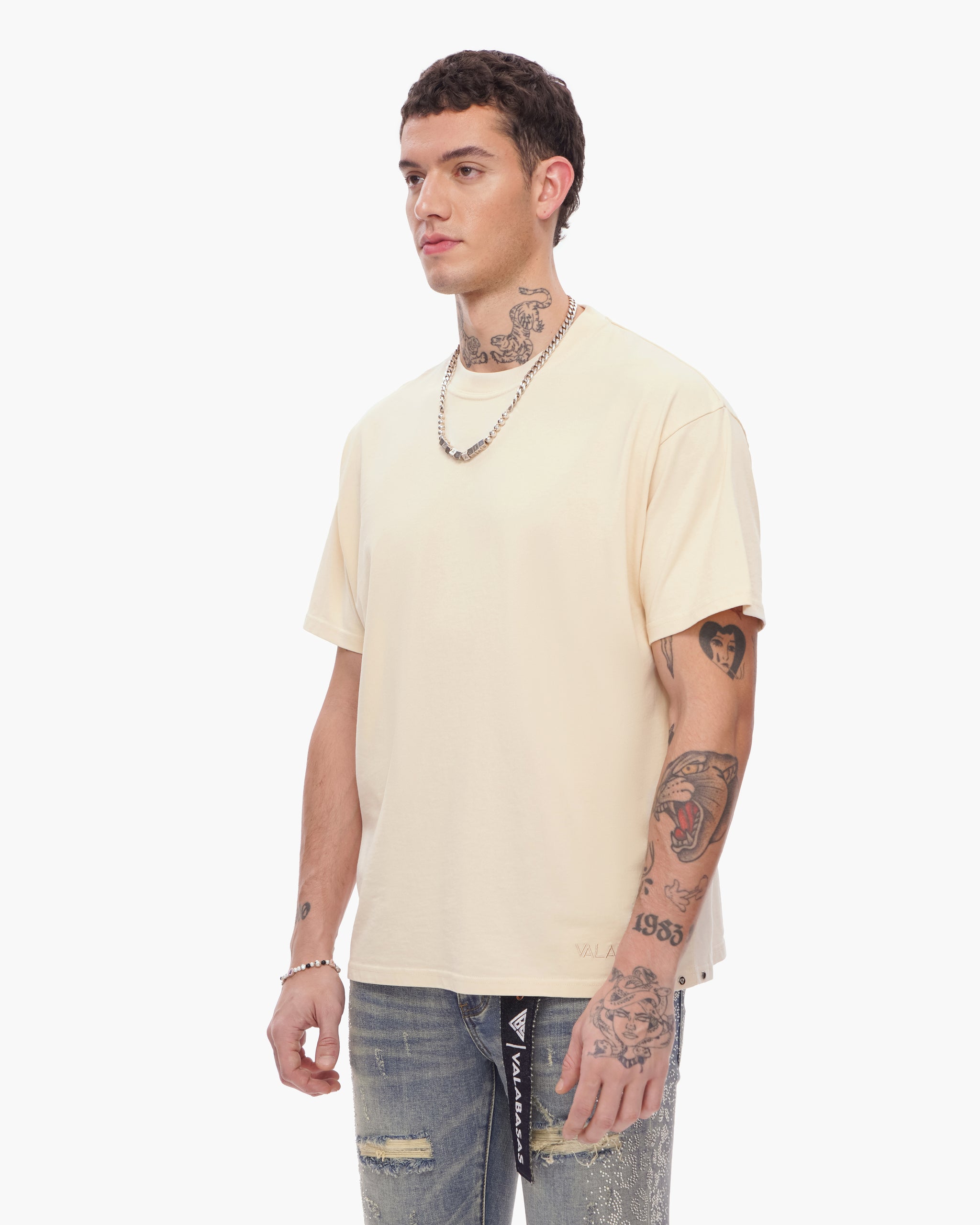 Essential Tank Beige Tee