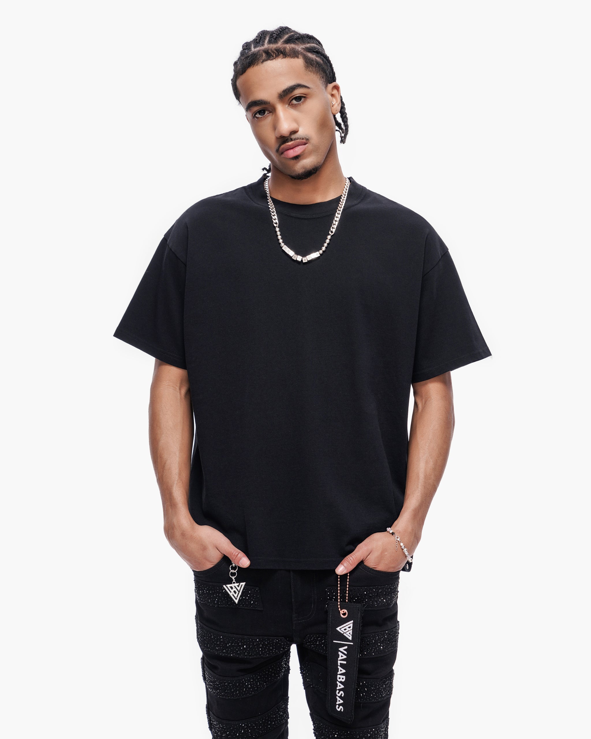 Essential Tank Black Tee