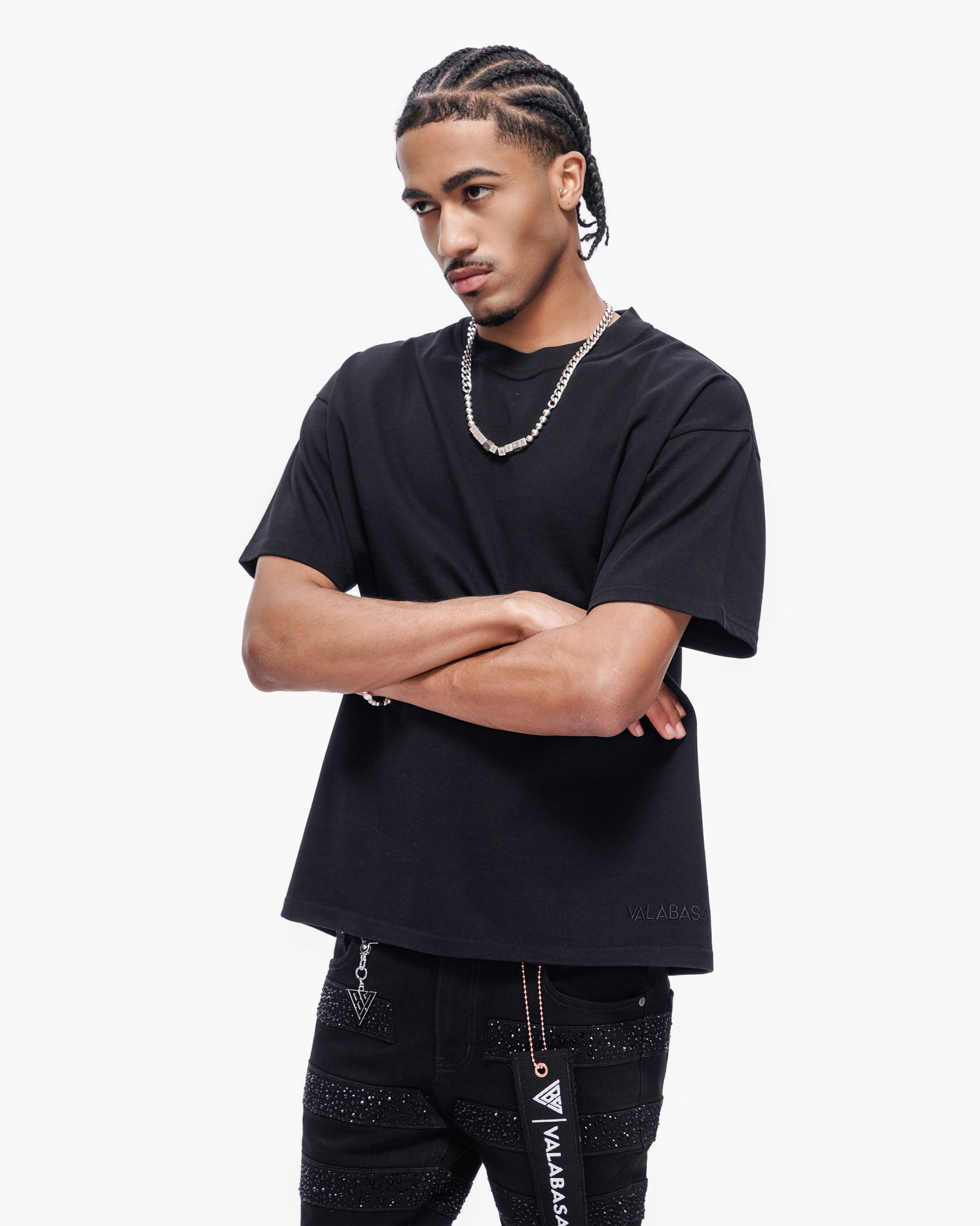 Essential Tank Black Tee
