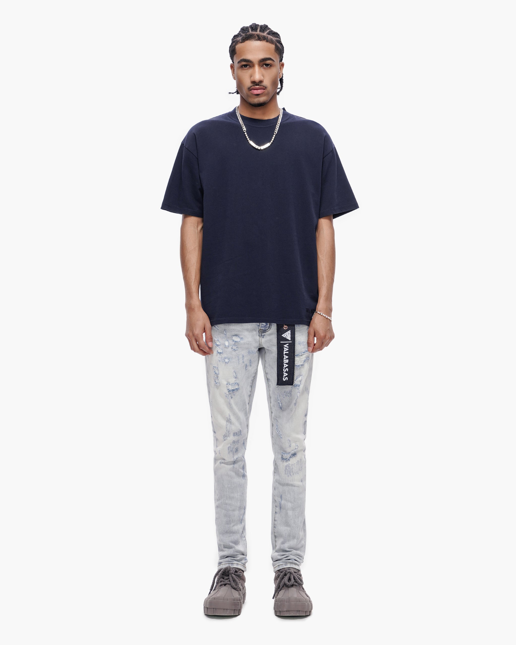 Essential Tank Navy Blue Tee