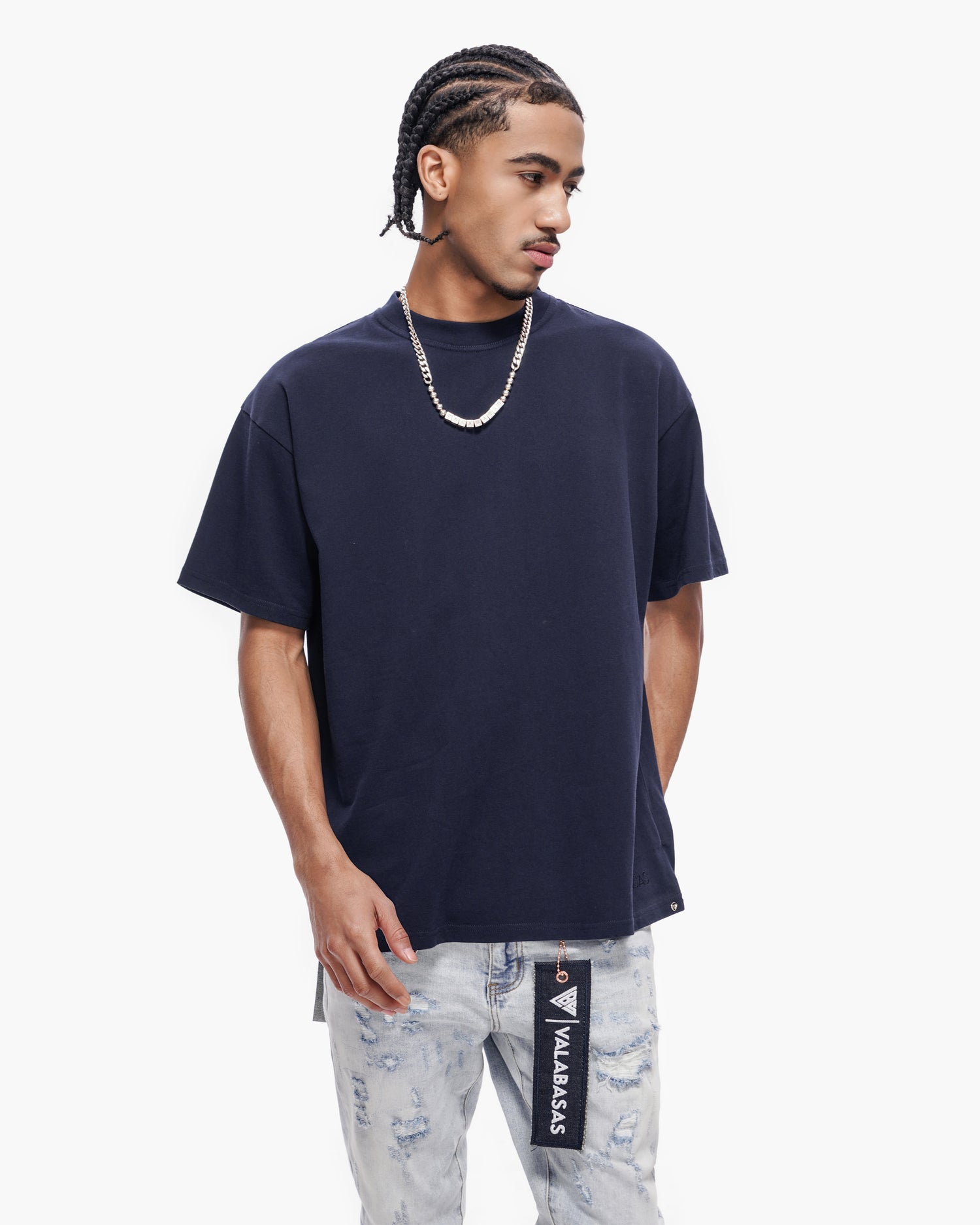 Essential Tank Navy Blue Tee