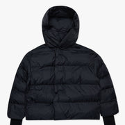 "SOLID" BLACK PUFFER JACKET