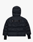 "SOLID" BLACK PUFFER JACKET